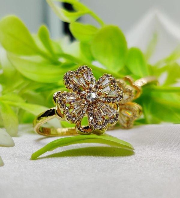 Dazzling Movable Floral Blossom Adjustable Rings - Brand Boost HUB