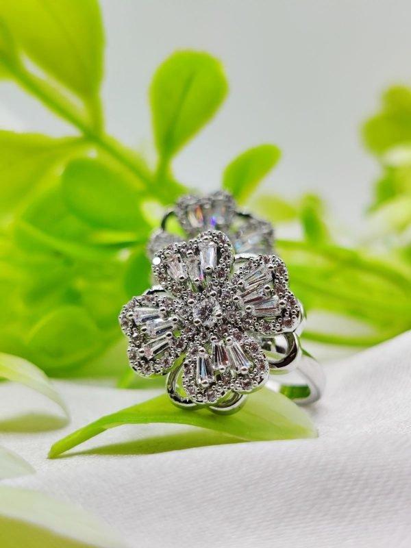 Dazzling Movable Floral Blossom Adjustable Rings - Brand Boost HUB