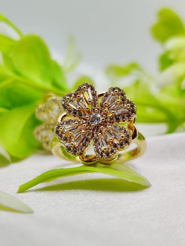 Dazzling Movable Floral Blossom Adjustable Rings - Brand Boost HUB