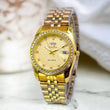 Rolex Luxury Stone With Date & Day Chain Ladies Wrist Watchin premium Quality - Brand Boost HUB